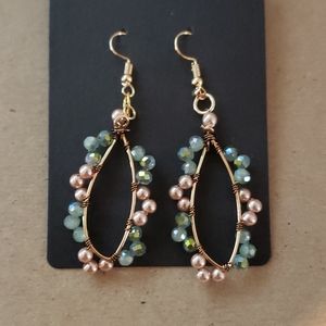 Hand beaded earrings